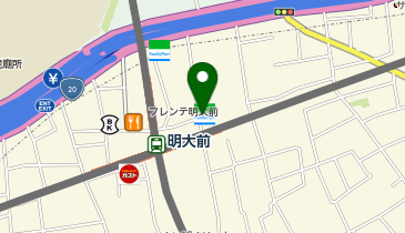 ファミリーマート 世田谷松原一丁目店の地図画像