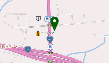 ファミリーマート 熊谷代店の地図画像