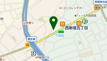 ファミリーマート 西新宿五丁目駅前店の地図画像