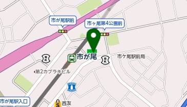 ファミリーマート 市が尾駅前店の地図画像
