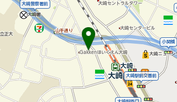 ファミリーマート 大崎三丁目店の地図画像