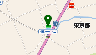 ファミリーマート 多摩瑞穂店の地図画像