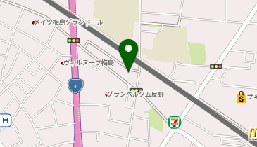 ファミリーマート 足立四丁目店の地図画像