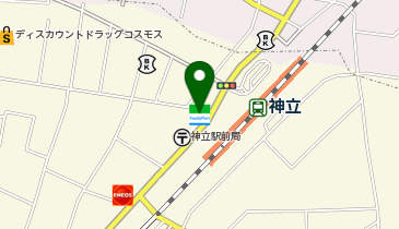 ファミリーマート 土浦神立駅前店の地図画像