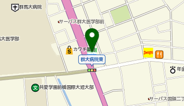 ファミリーマート 前橋下小出町店の地図画像