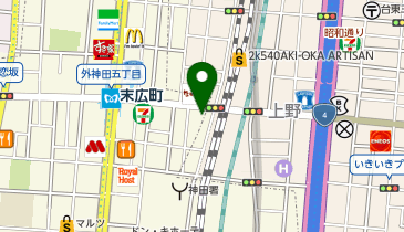 ファミリーマート 外神田四丁目蔵前橋通り店の地図画像