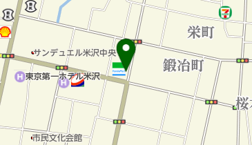 ファミリーマート 米沢中央三丁目店の地図画像