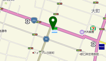 ファミリーマート 会津若松七日町店の地図画像