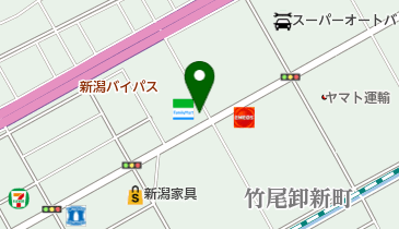 ファミリーマート 新潟竹尾卸団地店の地図画像