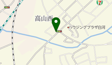 ファミリーマート 白河高山店の地図画像