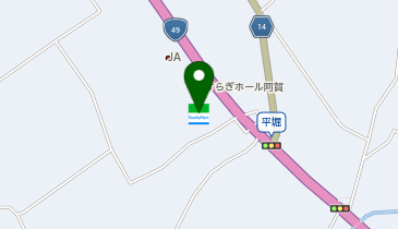 ファミリーマート 津川平堀店の地図画像