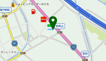 ファミリーマート 湯沢奈良山店の地図画像