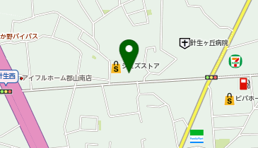 ファミリーマート 郡山針生北店の地図画像