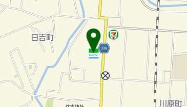 ファミリーマート 会津材木町店の地図画像