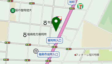 ファミリーマート 福島北五老内町店の地図画像