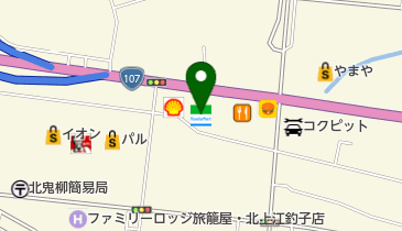 ファミリーマート 北上江釣子インター店の地図画像