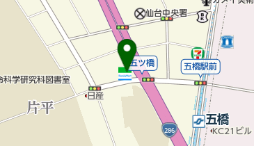 ファミリーマート 五橋二丁目店の地図画像