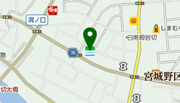 ファミリーマート 岩切青津目店の地図画像