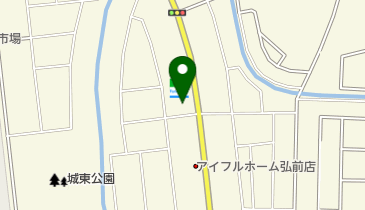ファミリーマート 弘前田園一丁目店の地図画像