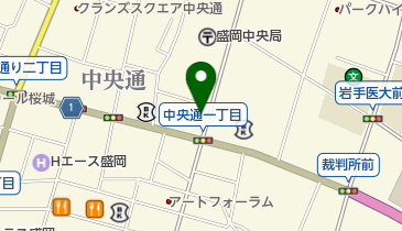 ファミリーマート 盛岡日影門店の地図画像