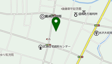 ファミリーマート 奥州水沢大手町店の地図画像