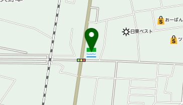 ファミリーマート 天童北久野本店の地図画像