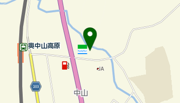 ファミリーマート 一戸奥中山店の地図画像