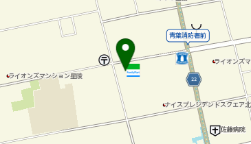 ファミリーマート 仙台木町通店の地図画像