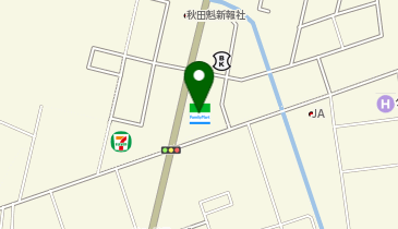 ファミリーマート 横手西店の地図画像