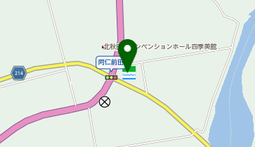 ファミリーマート 阿仁前田店の地図画像