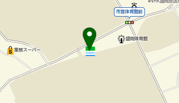 ファミリーマート 岩手大学前/G店の地図画像