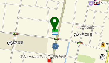 ファミリーマート 米沢中央二丁目店の地図画像