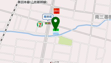 ファミリーマート 山形南栄町二丁目店の地図画像