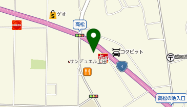 ファミリーマート 盛岡上田四丁目店の地図画像