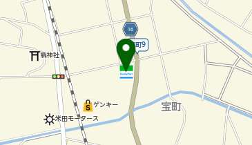 ファミリーマート 多治見宝町店の地図画像