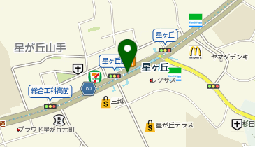 ファミリーマート 東山線星ヶ丘駅店の地図画像