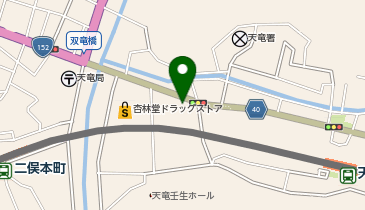 ファミリーマート 天竜二俣東店の地図画像
