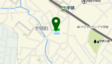 ファミリーマート 岡崎宇頭店の地図画像