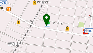 ファミリーマート 守山金屋一丁目店の地図画像