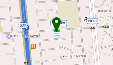ファミリーマート 新栄一丁目店の地図画像