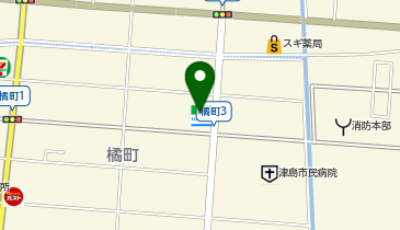 ファミリーマート 津島市民病院前店の地図画像