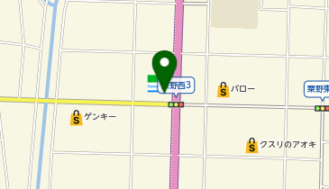 ファミリーマート 岐阜粟野西店の地図画像
