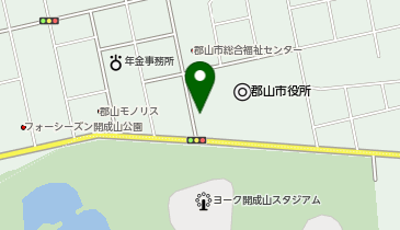 ファミリーマート 郡山市役所/S店の地図画像