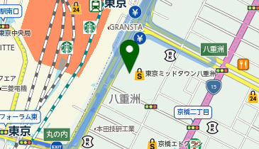 ファミリーマート 東京ミッドタウン八重洲/S店の地図画像