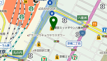 ファミリーマート バスターミナル東京八重洲/S店の地図画像