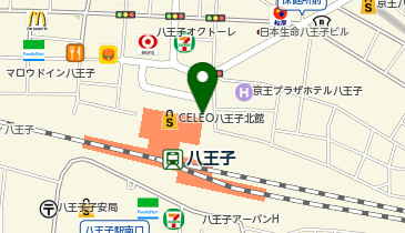 ファミリーマート セレオ八王子/S店の地図画像