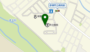 ファミリーマート 彦根市立病院/S店の地図画像