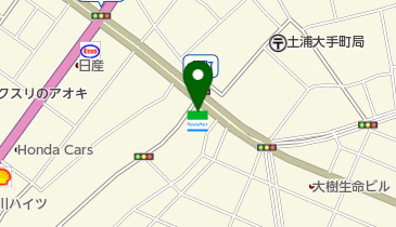 ファミリーマート 土浦大町店の地図画像