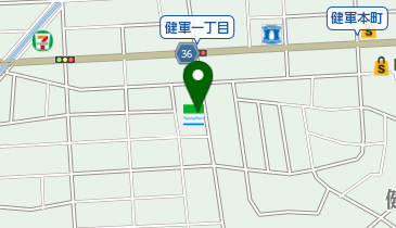 ファミリーマート 熊本健軍一丁目店の地図画像