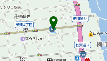 ファミリーマート 別府流川店の地図画像